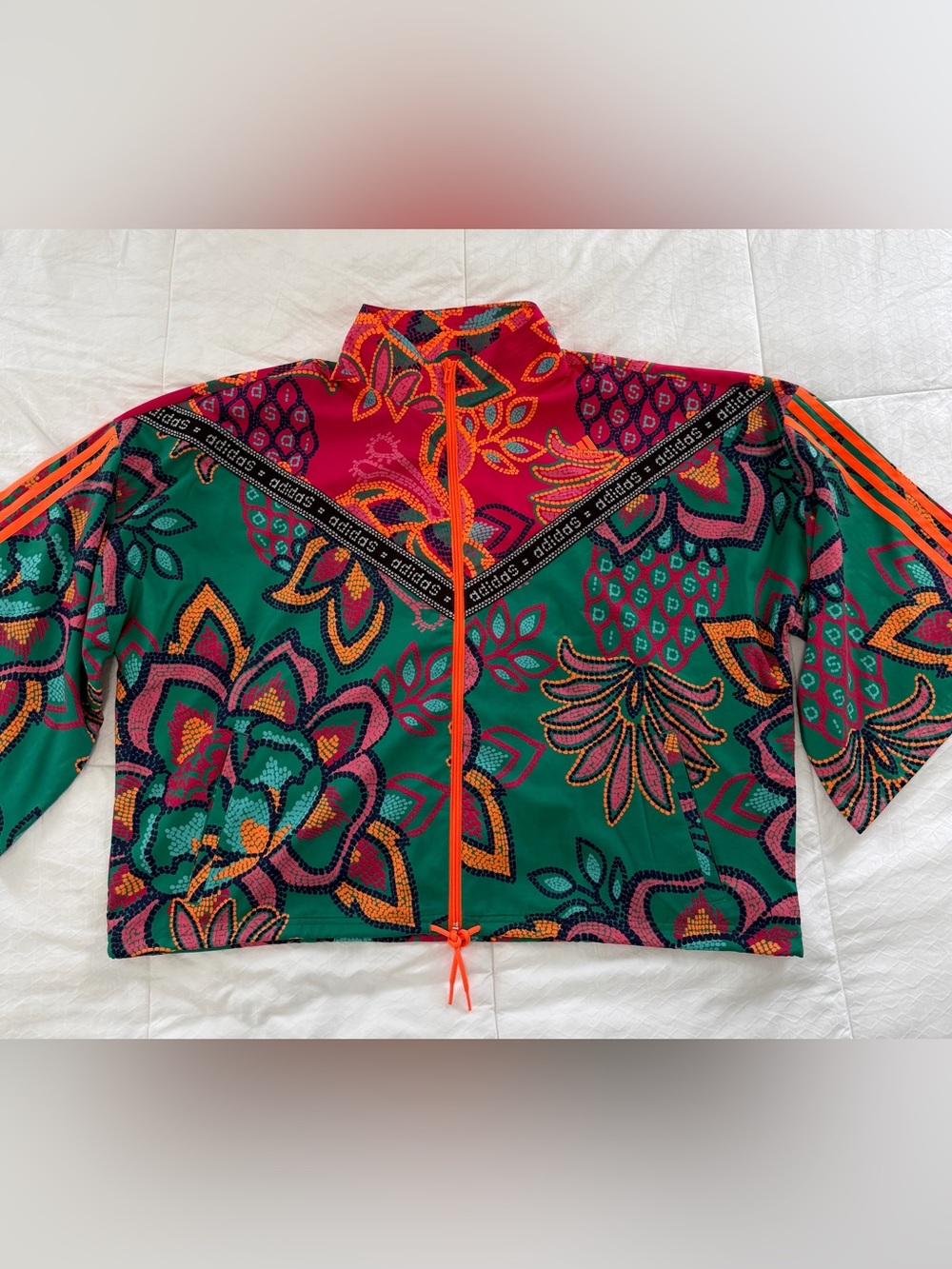adidas Originals x FARM Rio HI5237 Tracktop Floral Jacket Seen on Netflix 2X Est